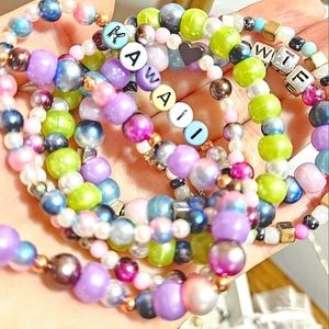 Beaded Bracelets Bundle Kawaii